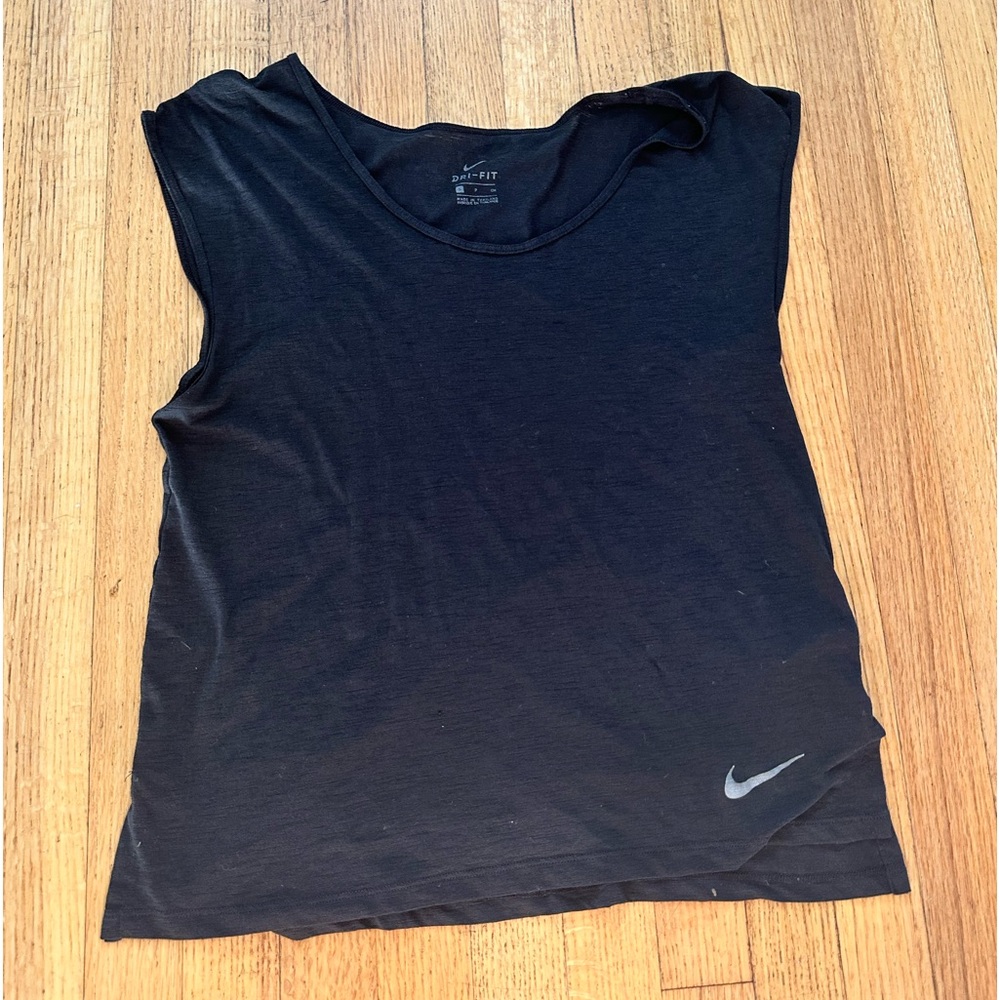 Nike Dri Fit Cap Sleeve Athletic shirt black